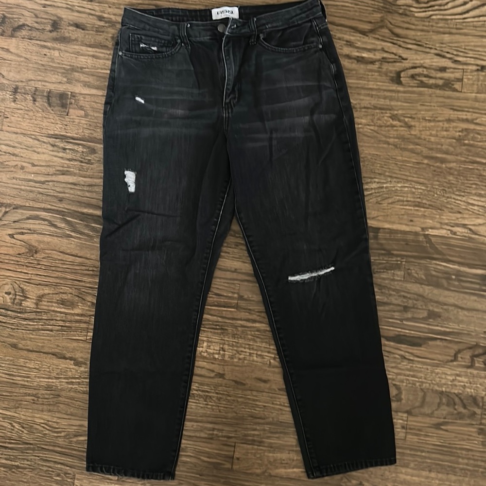 Size 33 RSQ Black Vintage Mom Jeans